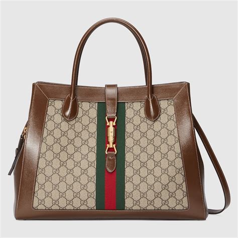 gucci large jackie shoulder bag|jackie 1961 large tote bag.